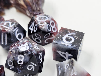Speckled Dragonstone Dice Set - With Dice Guardian