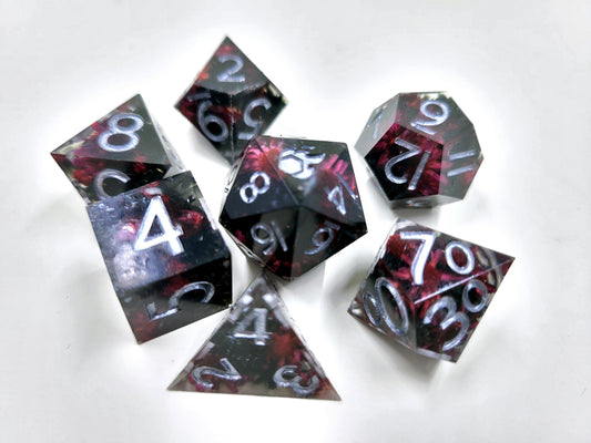 Handmade "Well Hello Darling" Full Dice Set