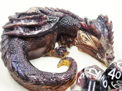 Speckled Dragonstone Dice Set - With Dice Guardian