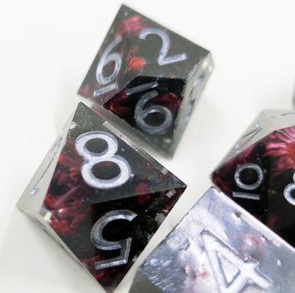 Handmade "Well Hello Darling" Full Dice Set